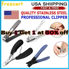 Extra Large Toe Nail Clippers For Thick Hard Nails Cutter Heavy Duty Stainless