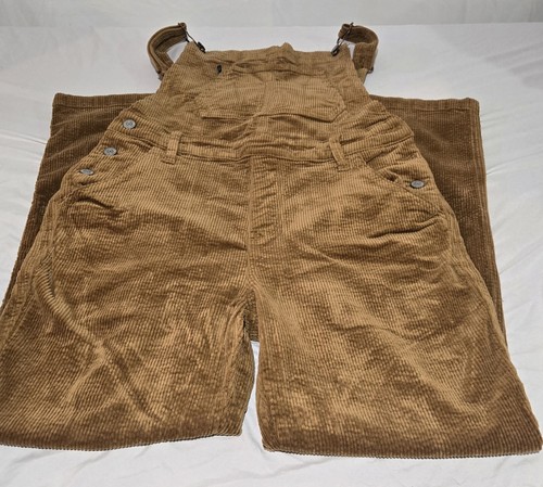 Judy Blue Size XL Brown (Camel) Corduroy High Waist Overalls Cotton Blend - Picture 4 of 18