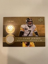 2008 Upper Deck Football UD Game Jersey Ben Roethlisberger
