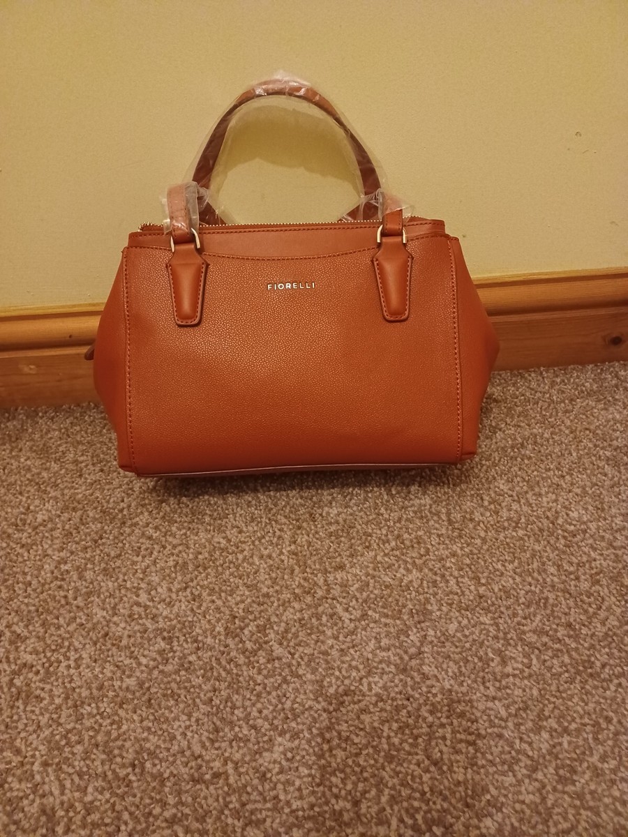 Fiorelli Arianna Tote Grab Handbag Burnt Orange UK