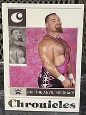 2022 Panini Chronicles WWE Jim Neidhart Wrestling Legends Card Hart Foundation