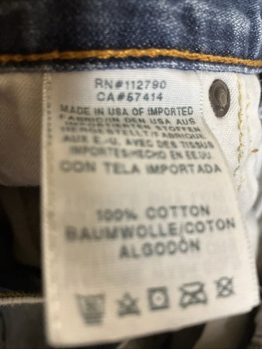 True Religion Jeans Herren 30x34 Ricky Relaxed Straight Medium Wash Baumwolle Denim - Bild 21 von 22