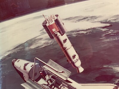 Rare Vtg NASA Space Shuttle Concept Art Photo 1970s | eBay