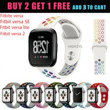 Fitbit Versa 2 1 / lite Soft Watch Band Strap comfortable Silicone Bracelet