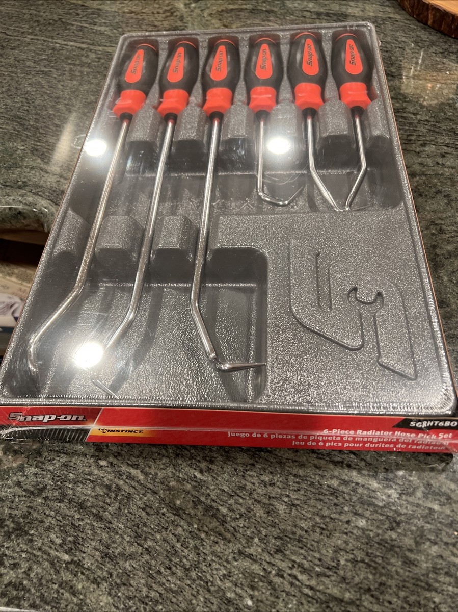 Snap-on sgrht6bo 6 pc radiator hose pick set sgrht6BO orange