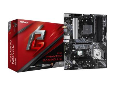 中古美品 ASRock B550M Phantom Gaming 4 ASRock B550 Phantom Gaming 4/ac AM4 AMD B550 SATA 6Gb/s ATX