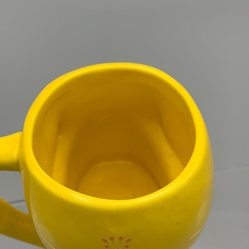 Sugar Skull Yellow Day of The Dead Love Lock Coffee Mug Spanish Mexican Heritage - Picture 5 of 8
