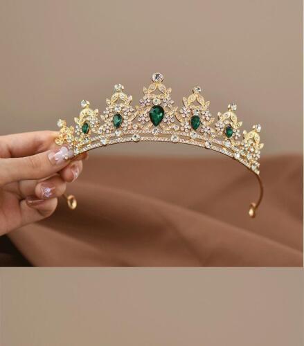 Kinder Prinzessin Krone Diadem, Kristall Haarschmuck für Tanz & Geburtstag Gif - Bild 15 von 30