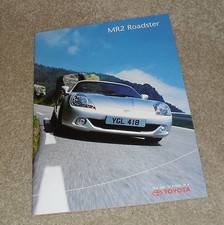 Toyota MR2 Roadster Brochure 2002 - 1.8 VVTI