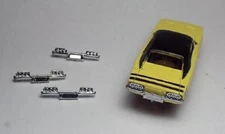 T-JET DODGE CHARGER REAR BUMPER. NEW INJECTION MOLDED.  FROM MODEL MOTORING