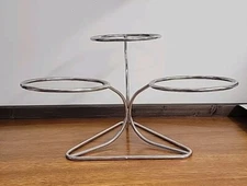Bon Chef  9310 3 Ring Plate Stand 8" Rounds. Catering Display Stand Orig $295.00