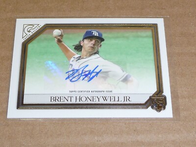 2021 Topps Gallery BRENT HONEYWELL AUTOGRAPH/AUTO RAYS J8425