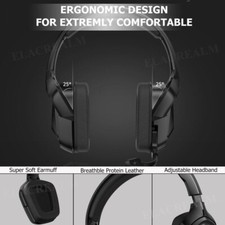 Black Wired Gaming Headsets Headphones Mic for PS5 PS4 Xbox One Switch PC RPI 3 5