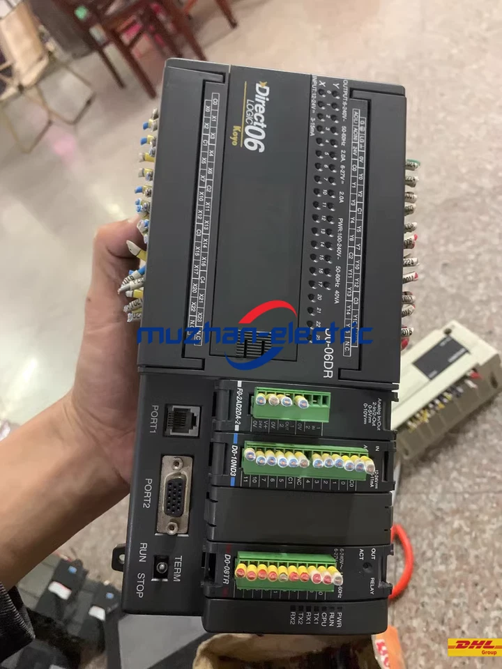 Automation Direct D0-06DR-D DirectLOGIC DL06, 12-24VDC w/F0-04AD-1, F0-04AD-1 - Image 2 of 3