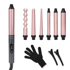 6 HEAD CURLING IRON/FAST HEAT HAIR STYLING TOOL 6 IN 1 GLOVE NEW