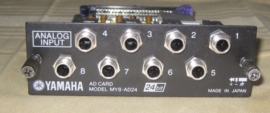 YAMAHA MY8-AD24 24bit 8 Channel Analog Input Expansion Card