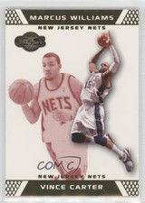 2007 Topps Co-Signers Gold Red 60/109 Vince Carter Marcus Williams #25 HOF 07uj