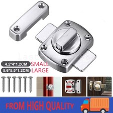 Lock Bathroom Door Toilet Turn Rotate Twist Bolt Privacy Catch Latch UK