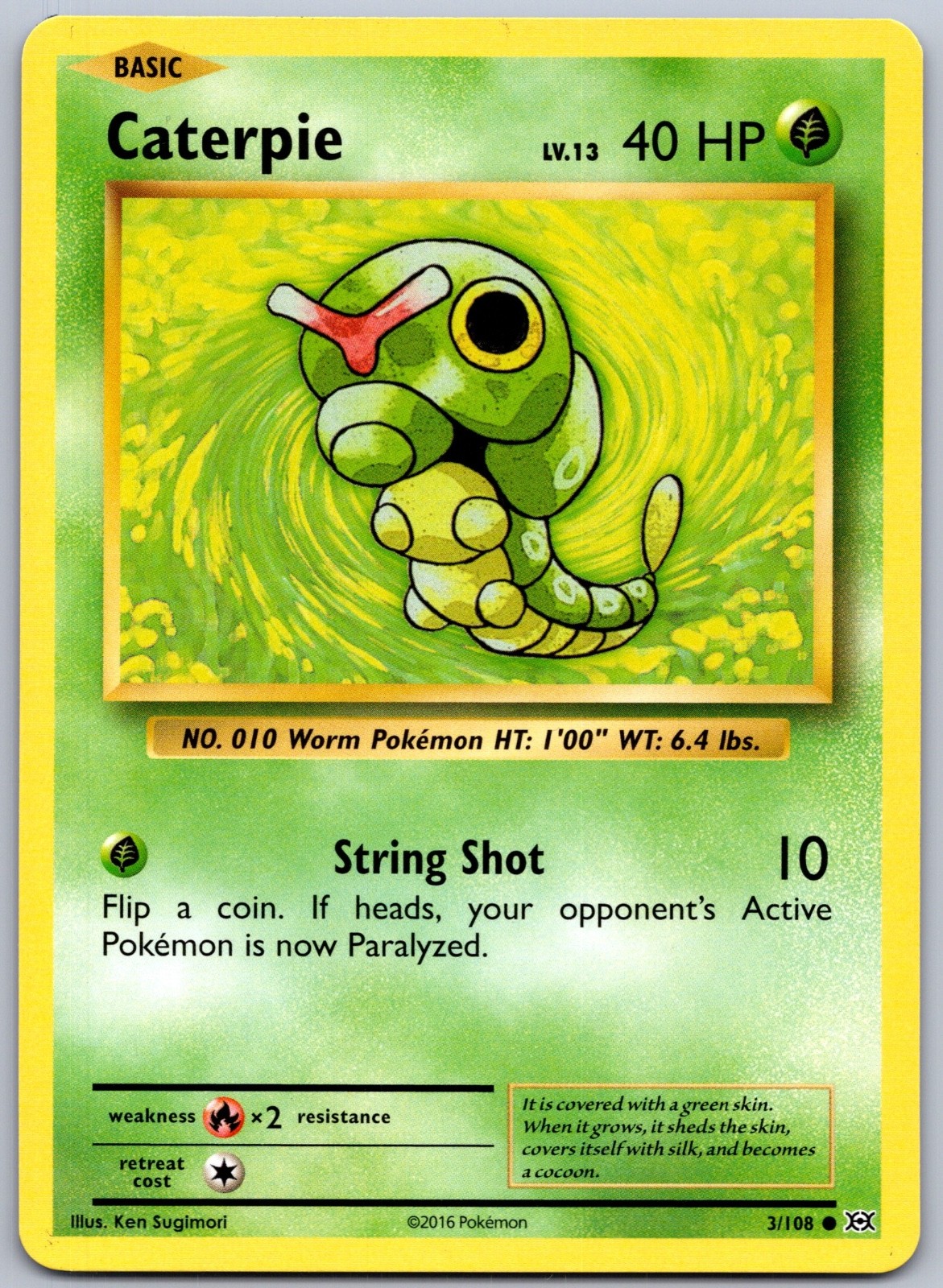 Caterpie Common XY - Evolutions 3/108 NM