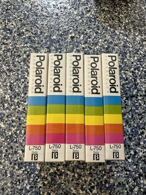 Polaroid L-750 Supercolor Beta Video Cassette Tape New and Sealed Lot Of 5