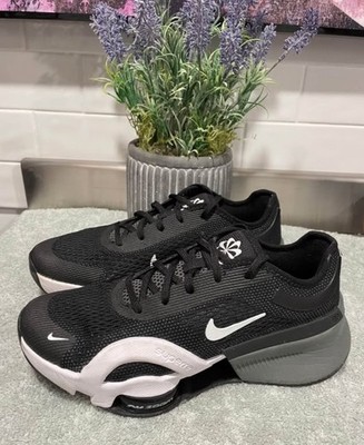Nike Air Zoom SuperRep 4 Women's Sneaker Black White Lace Up DO9837-001
