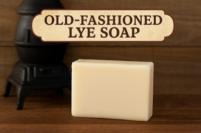 Soaps by Anvy Old Fashioned Lye Soap  w/Coconut Oil & More Natural & Organic