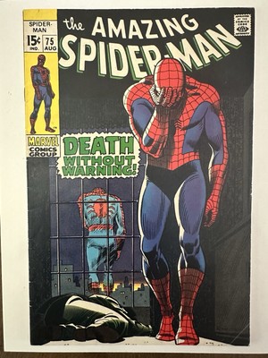 Amazing Spider-Man 75 1969 Marvel Higher Grade  Silvermane Man-Mountain Marko
