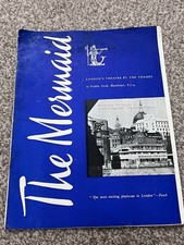 The Mermaid Theatre London 1959 Puddle Dock Booklet + Press Notes Bernard Miles