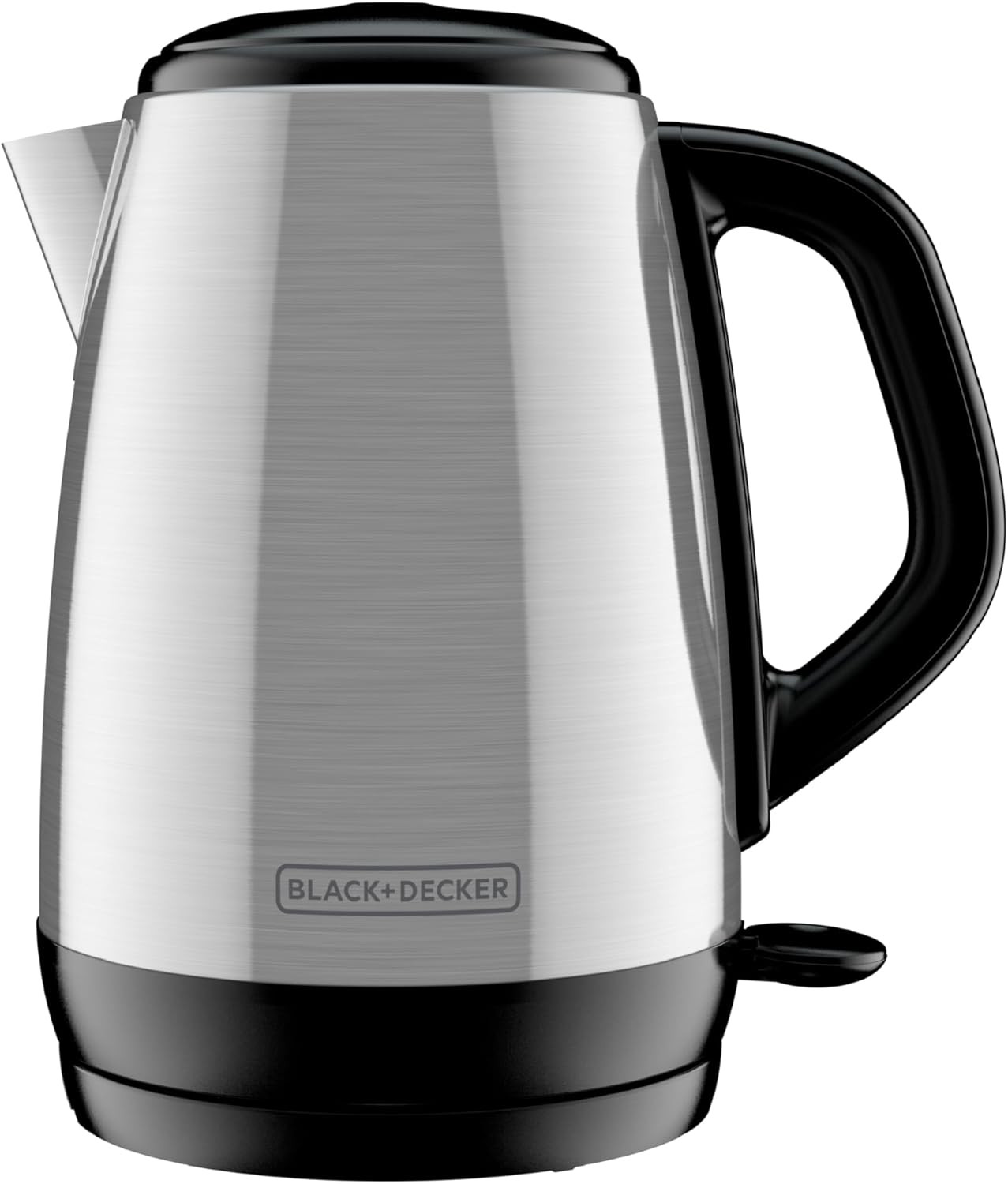 BLACK+DECKER 1.7L Cordless Stainless Steel Electric Kettle KE1700SD Fast Boiling-image