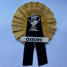 Vintage 1960’s Oxford Football Rosette