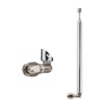 8 Sections Telescopic Antenna SMA Male Connector Radio Replacement Antenna 73...