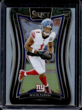 2024 Panini Select Malik Nabers Suite RC Silver Prizm Rookie #381 Giants