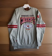 Kansas City Chiefs AOP Mitchell  Ness Crewneck Sweatshirt Men  s XLT NWT