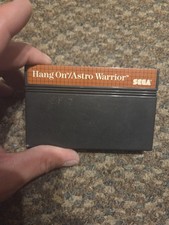 Hang On Astro Warrior Game Sega Master System SMS Combo Cartridge