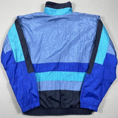 Vintage Sergio Tacchini Tracksuit Mens Large Jacket Pants Retro 90s Color Block - Picture 3 of 15