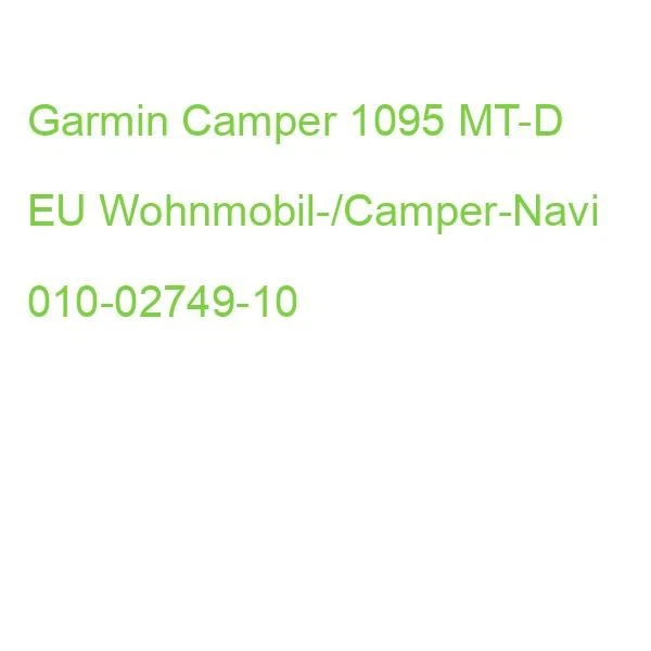 Garmin Camper 1095 MT-D EU Wohnmobil-/Camper-Navi 010-02749-10 (0753759298647) - Bild 2 von 2