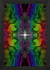 Eye of Providence Framed Wall Art Poster Canvas Print Picture