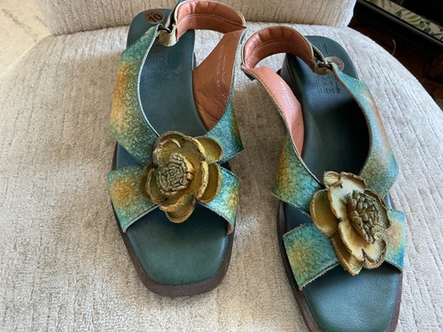 SPRING STEP L'ARTISTE ACUARELA SUSIE BLOOM-SANDALIAS FLORAL dice 10 SE ADAPTA A 8.5-9 - Imagen 3 de 6