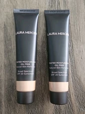 Set 2 Laura Mercier Tinted Moisturizer Skin SPF 20-2W1 Natural - 0.8 oz Sealed 