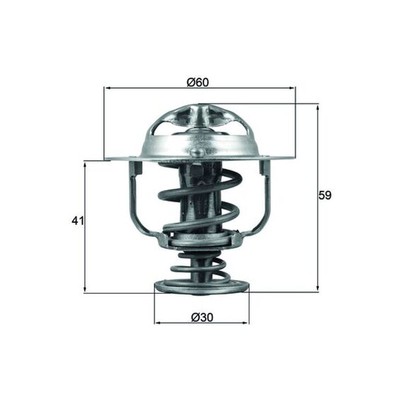 ORIGINAL  Mahle Thermostat, Kühlmittel für Toyota HILUX VII Pick-up LAND