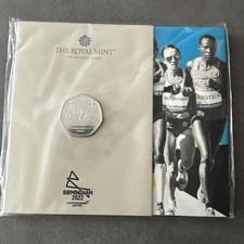 2022 Birmingham Commonwealth Games BU 50p Coin Pack Brilliant Uncirculated  
