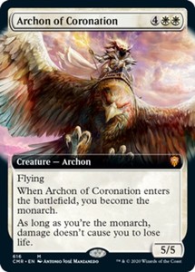 Archon of Coronation (Extended Art) - Commander Legends Mythic