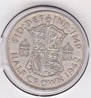 1942  Silver  (50%)  Coin  Half Crown (2/6) - King  George  6th — photo 1