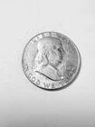1962 D Franklin Half Dollar, 90% Silver Circulated Coin #7381