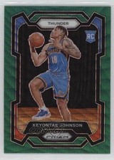 2023-24 Panini Prizm Green Wave Prizm Keyontae Johnson #176 0nr3