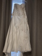 Gorgeous Victoria Kay White Wedding Dress Size 24 Worn Once
