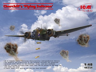 ICM 48354 Churchill's 'Flying Suitcase' HP. 52 Hampden Bomber in 1:48 Neu + OVP