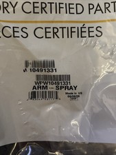 New Genuine OEM Whirlpool Dishwasher Spray Arm WPW10491331 W10491331