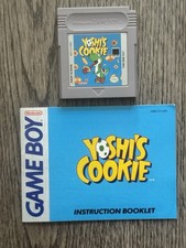 Yoshi’s Cookie  ( Nintendo Game Boy ) 1992 Cartridge/Manual Authentic Tested!