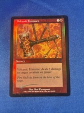 1x FOIL VOLCANIC HAMMER x1 Seventh 7th LP MtG Magic fast shipping